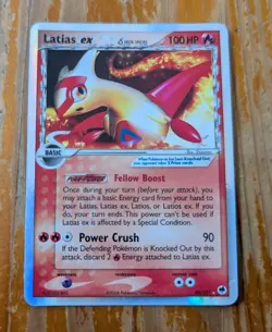 Pokemon TCG Latias ex (Delta Species) 95/101 Dragon Frontiers Holo Rare (LP) - Image 1