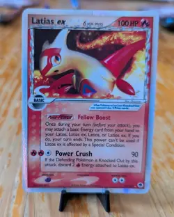 Pokemon TCG Latias ex (Delta Species) 95/101 Dragon Frontiers Holo Rare (LP) - Image 2