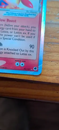 Pokemon TCG Latias ex (Delta Species) 95/101 Dragon Frontiers Holo Rare (LP) - Image 3