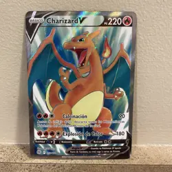 Pokemon Charizard V 153/172 Full Art Brilliant Stars 2022 Spanish TCG NM - Image 1