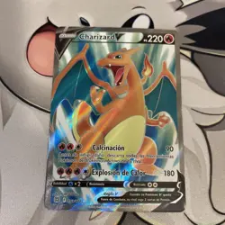 Pokemon Charizard V 153/172 Full Art Brilliant Stars 2022 Spanish TCG NM - Image 3