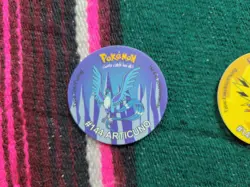Vintage Pokemon Tazo Articuno Zapdos Moltres 2000 Nintendo Lays Cheetos Pogs - Image 2