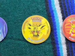Vintage Pokemon Tazo Articuno Zapdos Moltres 2000 Nintendo Lays Cheetos Pogs - Image 3