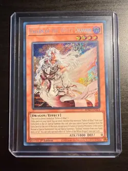 Fallen of The White Dragon (SECRET RARE) BPRO-EN024 (MINT) 1st Edition Yu-Gi-Oh! - Image 1