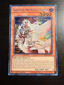 Fallen of The White Dragon (SECRET RARE) BPRO-EN024 (MINT) 1st Edition Yu-Gi-Oh! - Image 2