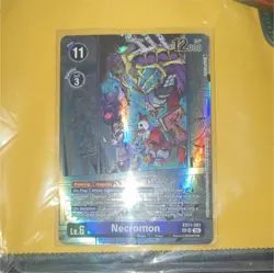 Bandai Digimon CCG Necromon EX11-051 Mega 12000 Holo English Card Stock Card - Image 1