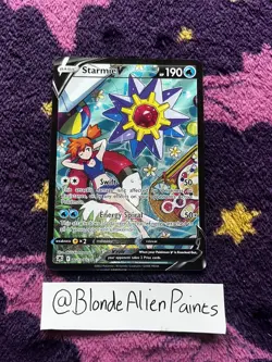Starmie V TG13/TG30 Astral Radiance Trainer Gallery Ultra Rare Pokemon Card New - Image 2