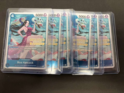 Lot (7) Boa Hancock OP02-059 Judge Pack Vol. 1 Card Gold Stamped Foil Promo $250 - Image 1