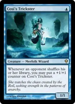 Cosi's Trickster ~ Lightly Played Zendikar MTG Magic UltimateMTG Blue Card - Image 1