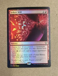 2020 Wizards Of The Coast Magic The Gathering Jeska’s Will Card - Image 1