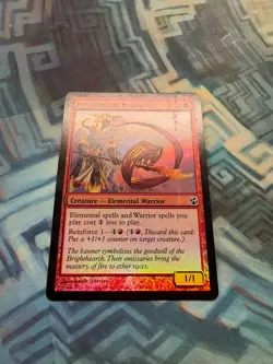 MTG Foil Brighthearth Banneret EX/LP- Morningtide - Image 2