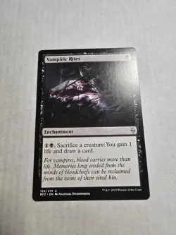 Vampiric Rites Battle for Zendikar Regular - Image 1