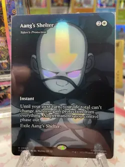 Aang's Shelter TEFERI'S PROTECTION Borderless FOIL MTG Avatar NM #0007 - Image 1