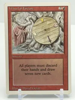Wheel Of Fortune MTG Revised Edition NM Near Mint - Image 1