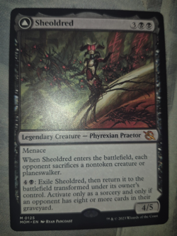 Sheoldred ~ March of the Machine Regular MTG x1 NM (The True Scriptures) - Image 1