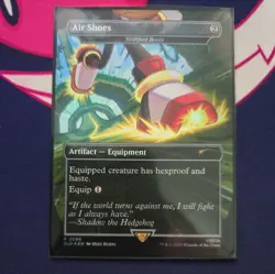 Air Shoes/Swiftfoot Boots FOIL MtG Sonic Secret Lair SLD Magic - Image 1