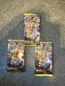 3 Packs New Unopened MEGA Dream EX Booster pack Pokemon Cards Japanese (US Mail) - Image 1