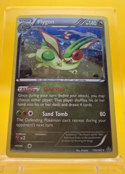 Flygon 110/160 (Cosmos Holo) Blister Exclusives Holo Pokemon Card 2015 LP - Image 1