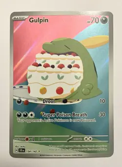 Gulpin 154/142 Stellar Crown Illustration Rare NM Pokemon TCG - Image 1