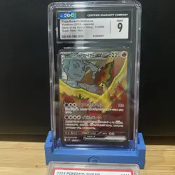 Team Rocket’s Moltres EX 112/098 🔥 Secret Rare 🔥 GCG 9 MINT Pokemon Card - Image 1