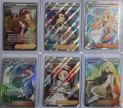 Full Art Trainer LOT x6 Cards Pokemon TCG - Image 1