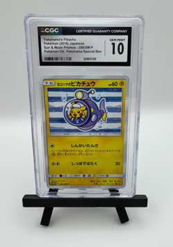 CGC 10 Gem Mint 2018 Pokemon SM-P Promos Japanese #280/SM-P Yokohama's Pikachu - Image 1