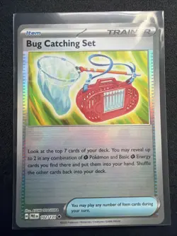Bug Catching Set (Poke Ball Pattern) SV: Prismatic Evolutions 102/131 NM Pokemon - Image 1