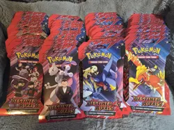 Pokemon TCG Destined Rivals Sleeved Booster Packs Lot of 44 New Factory Sealed - Image 1