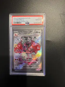2024 Pokemon SVP EN 074 Paldean Fates Tin Charizard ex PSA 10 (UK Seller) - Image 1