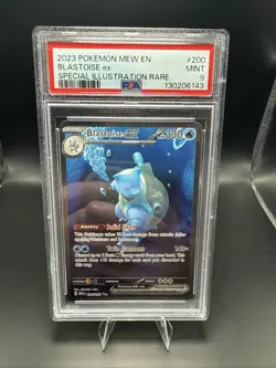 Pokemon Scarlet Violet 151 Blastoise ex 200/165 Full Art SIR PSA 9 Mint - Image 2