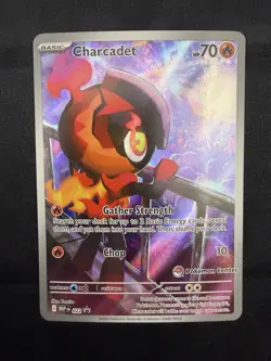 Pokemon-Charcadet 22 Promo-Phantasmal Flames-Pokemon Center Stamp - Image 2