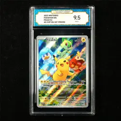 TQG 9.5 MINT+ 2023 Pokemon ENG Pikachu #027 PROMO - Image 1