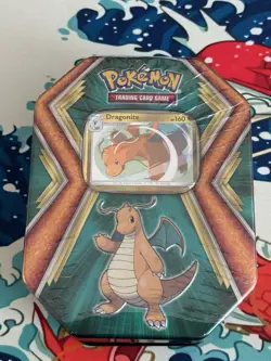 Pokemon TCG 2019 Dragonite Dragon Tin - New & Sealed (Fly High, Fly Strong!) - Image 1