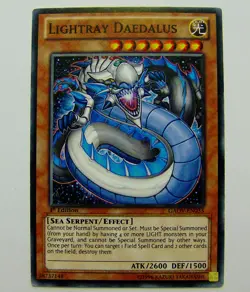 YuGiOh Trading Game Card Lightray Daedalus GAOV-EN033 1st Edition - Image 1
