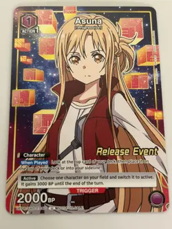 Union Arena Asuna Release Event Card Foil UEPR/SAO-2-040 - Image 1