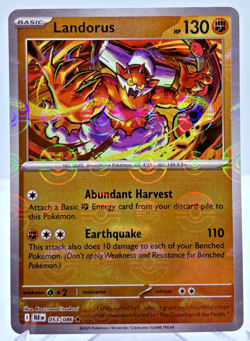 Pokemon TCG Card Landorus 053/086 Black Bolt Poke Ball Reverse Holo - NM - Image 1