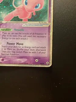 Pokemon Card-Mew Ex-Ex Legend Maker-Holo-88/92-ENG-Played - Image 5