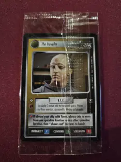 1998 Star Trek CCG: The Traveler/The Emissary Sealed NEW Promo Card Set - Image 2