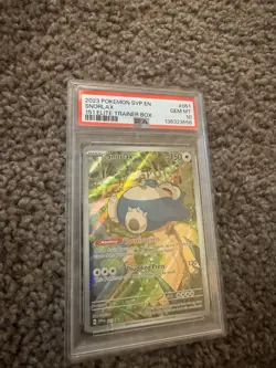Pokemon TCG Snorlax Promo Card 051 PSA 10 Gem Mint Scarlet Violet 151 English - Image 1