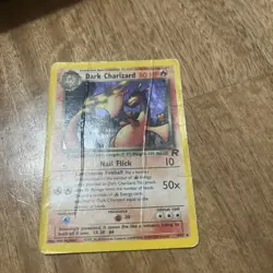 Dark Charizard 4/82 Holo Rare Team Rocket 80 HP Pokemon TCG English Card - Image 1