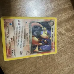 Dark Charizard 4/82 Holo Rare Team Rocket 80 HP Pokemon TCG English Card - Image 2