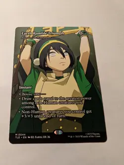 Earth Rumble Triumph - Return of the Wildspeaker (Borderless) Avatar: The... - Image 1