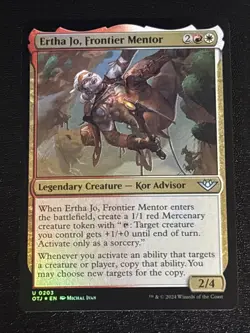 MTG Outlaws of Thunder Junction Ertha Jo, Frontier Mentor Foil 0203 NM - Image 1