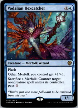 Vodalian Hexcatcher R Dominaria United 75 NM Normal - Image 1