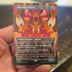 Roaming Throne Lost Caverns Ixalan Regular Rare Artifact Creature Wizards 344 E… - Image 1