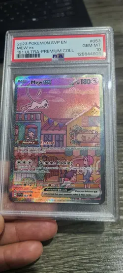 2023 Pokemon Black Star Promo SVP EN Mew ex #053 PSA 10 Ultra Premium 151 - Image 3