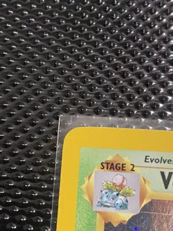 Pokemon TCG Venusaur WoTC Black Star Promo Holo 🍭 NICE SWIRL 🍭 - Image 2