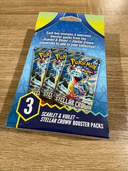 Pokemon TCG Scarlet & Violet Stellar Crown Booster Packs Bundle Factory Sealed - Image 2