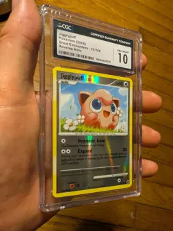 (POP 30) CGC 10 GEM MINT Jigglypuff Reverse Holo 72/106 Pokemon Great Encounters - Image 1