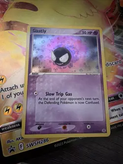 Pokemon TCG— Gastly 63/112 {Reverse Holo} FireRed & LeafGreen NM - Image 2